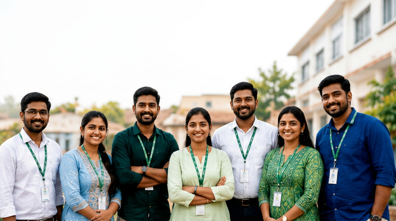 Our Dedicated Team — Village Care Foundation members standing together
